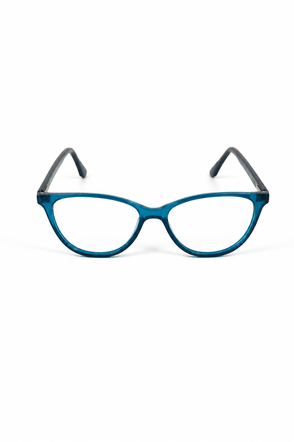 Cat-Eye Flexi Frame – Teal Blue