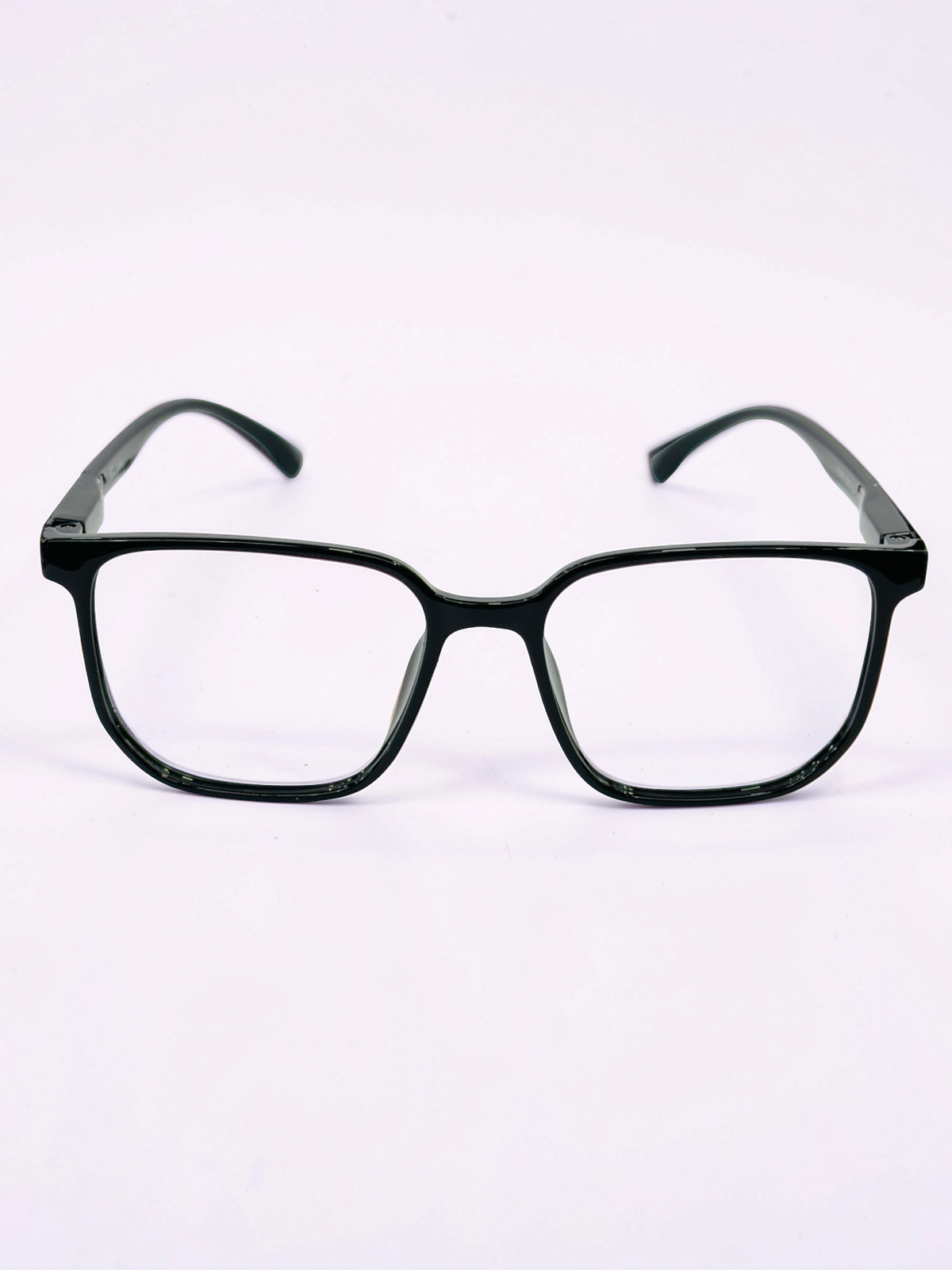 Glossy Black Square Optical Frame – Flexible Unisex