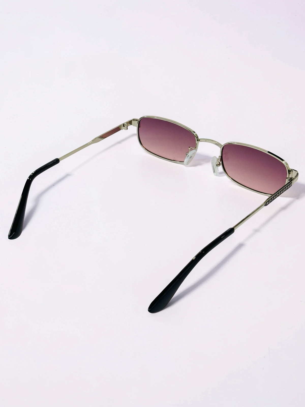 Prescription Sunglasses – Rose Pink Slim Rectangular Monogram