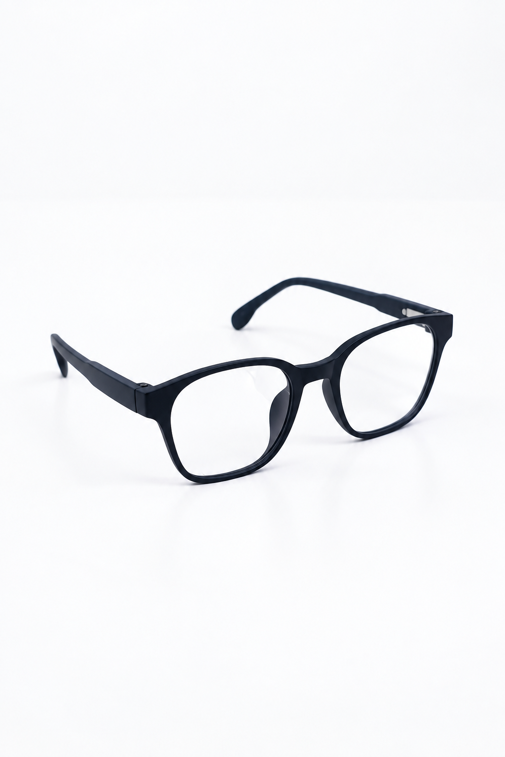 Matte Navy Blue Square Optical Frame