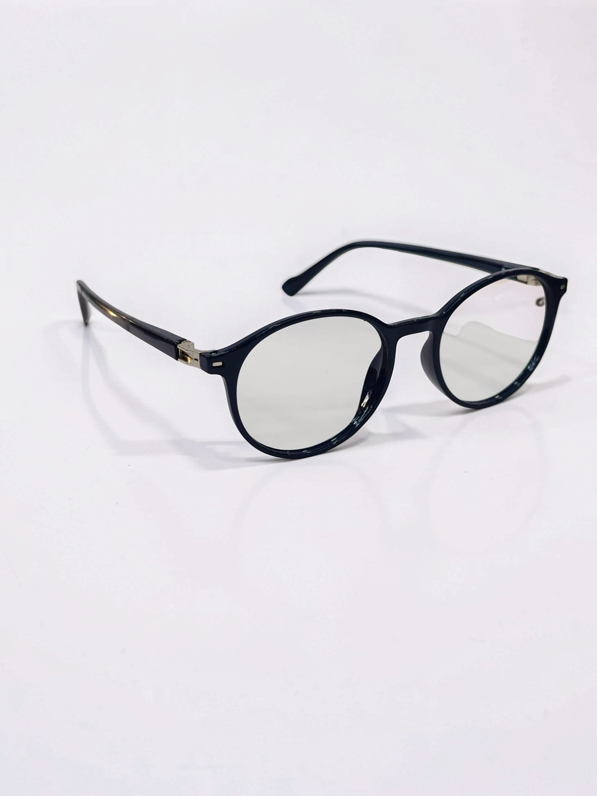 Round Black Optical Frame – Flexible Unisex