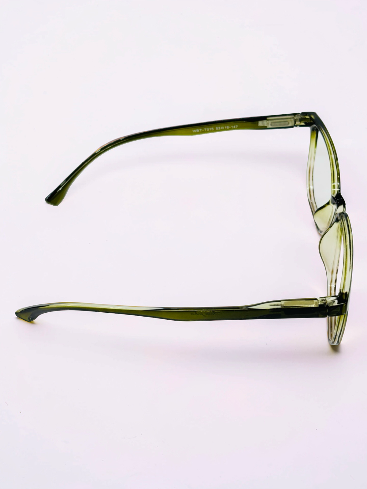 Olive Green Gradient Square Optical Frame – Flexible Unisex