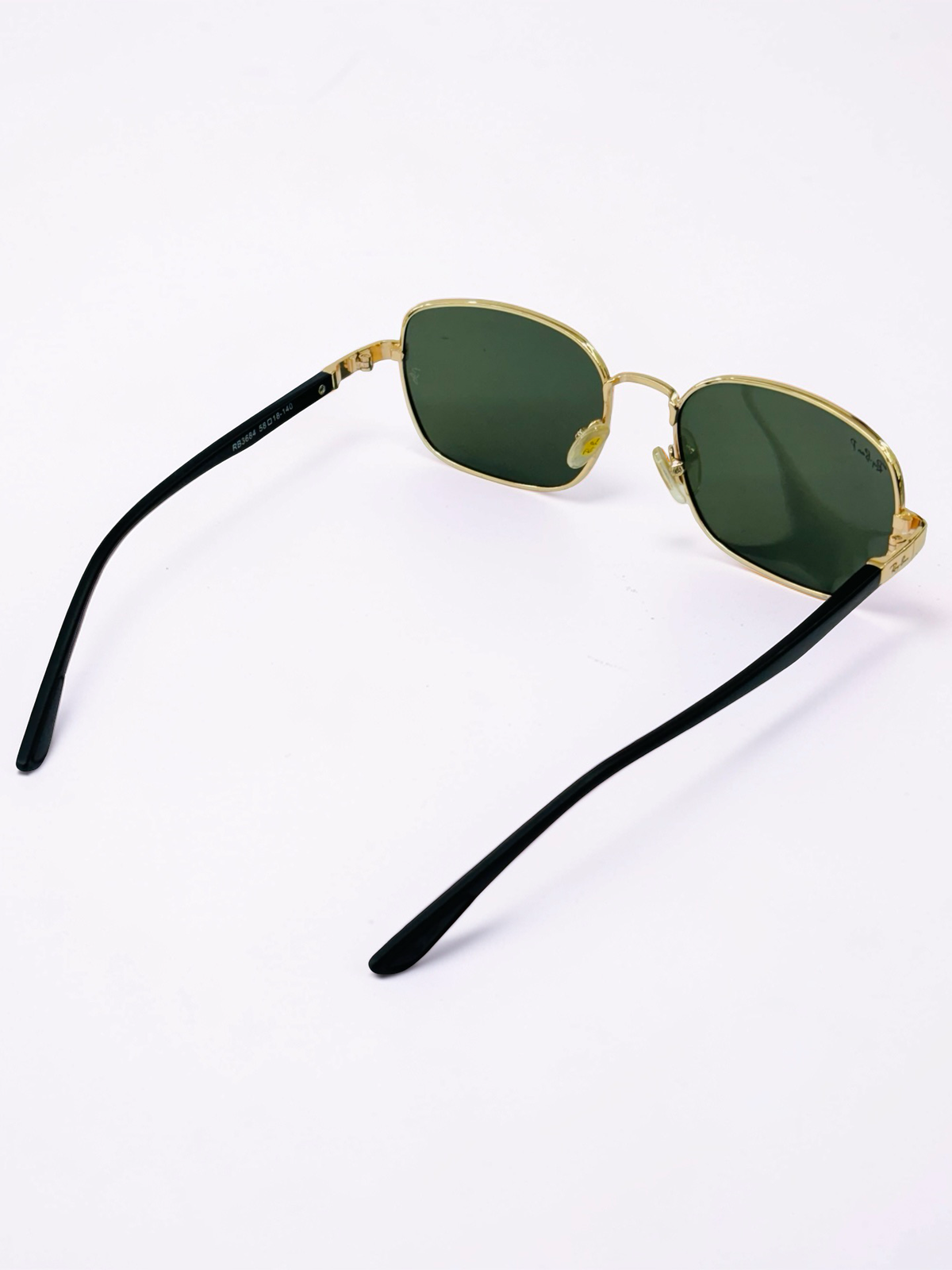 Prescription Sunglasses – Dark Green Polarized Square