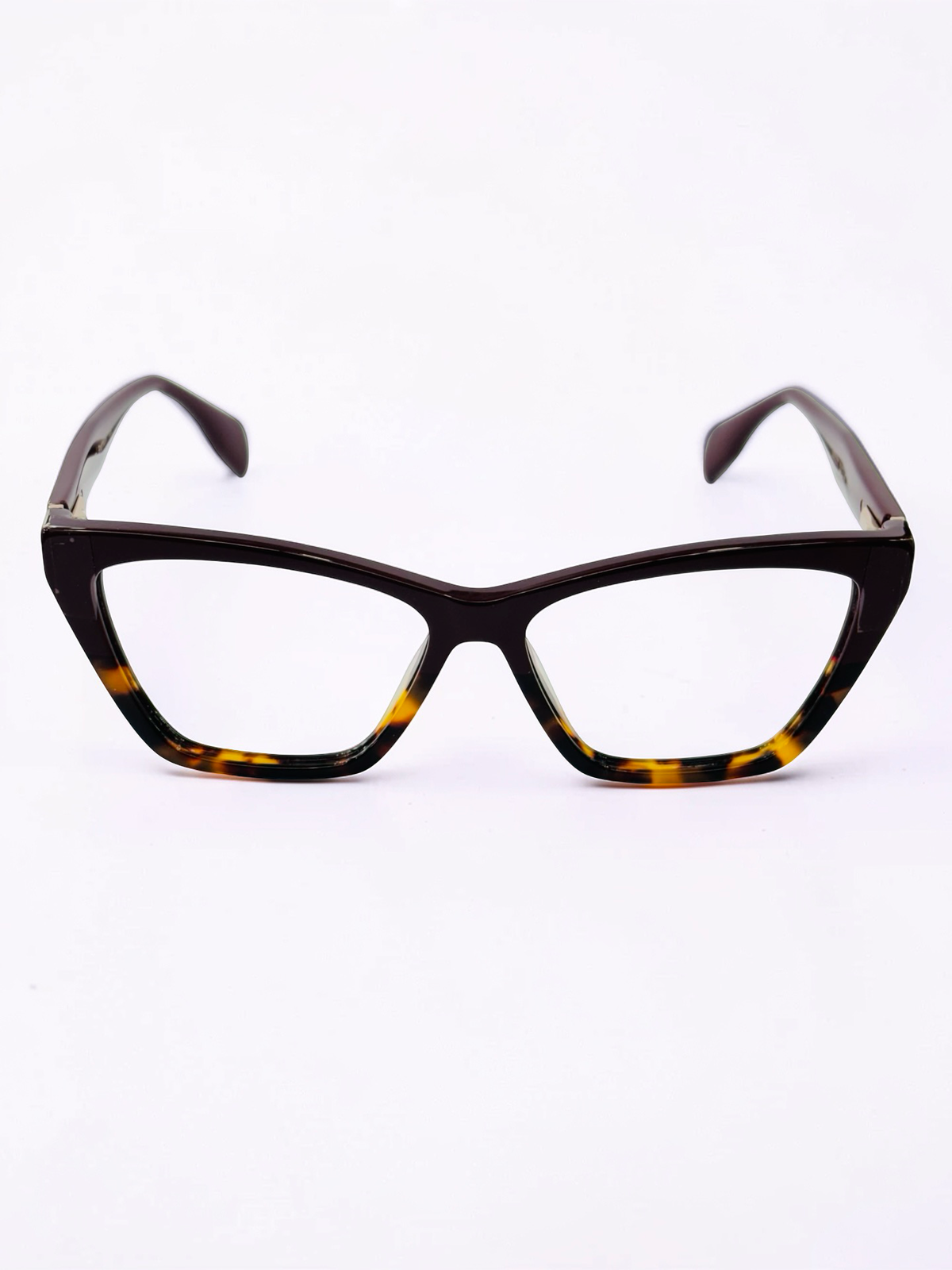Front view with polarized gradient sun clip attached