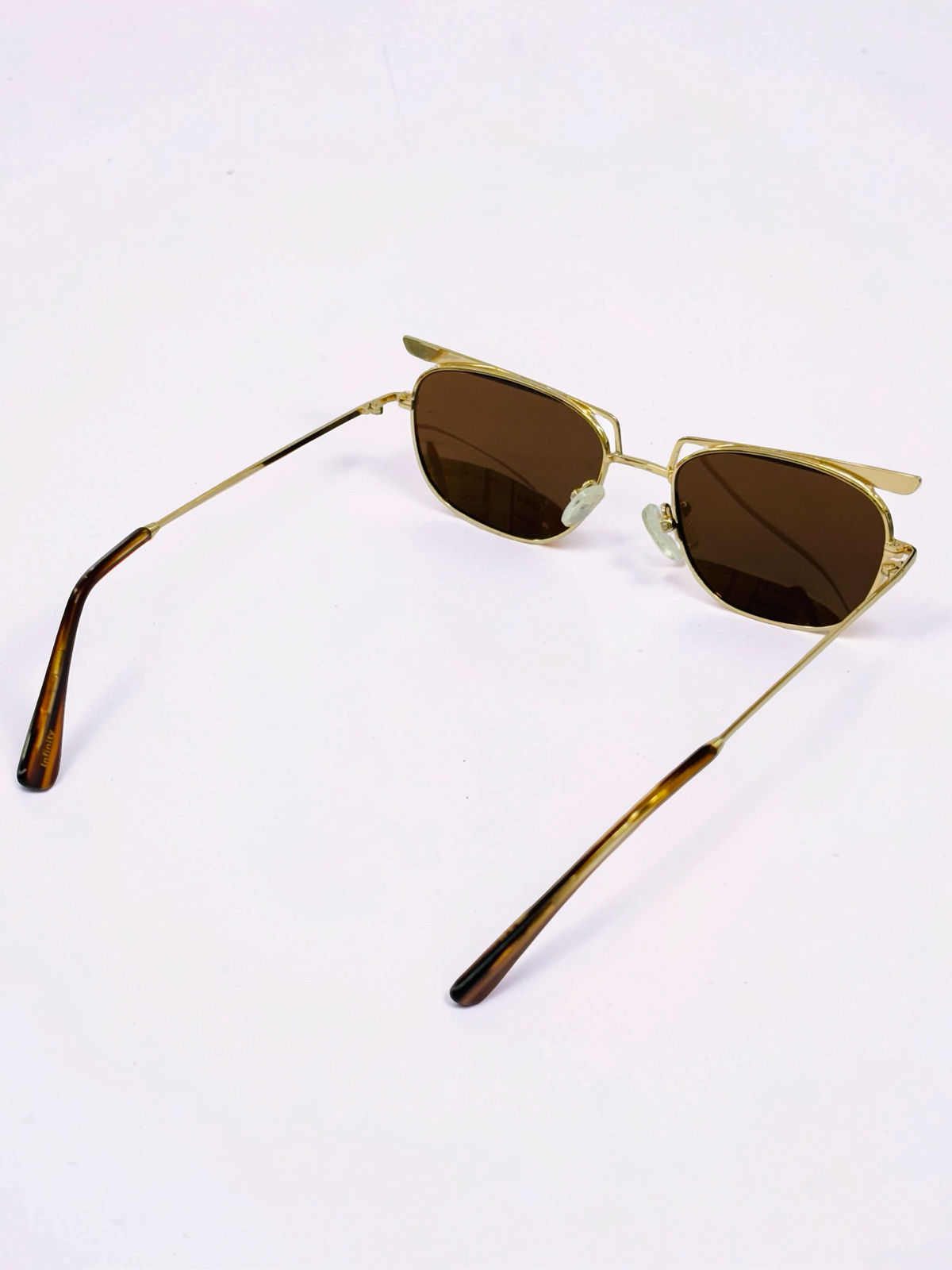 Prescription Sunglasses – Brown Tint Browline Square