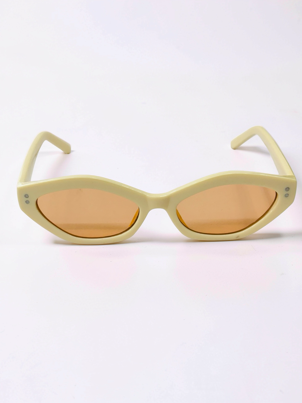 Butter Yellow Cat-Eye Prescription Sunglasses