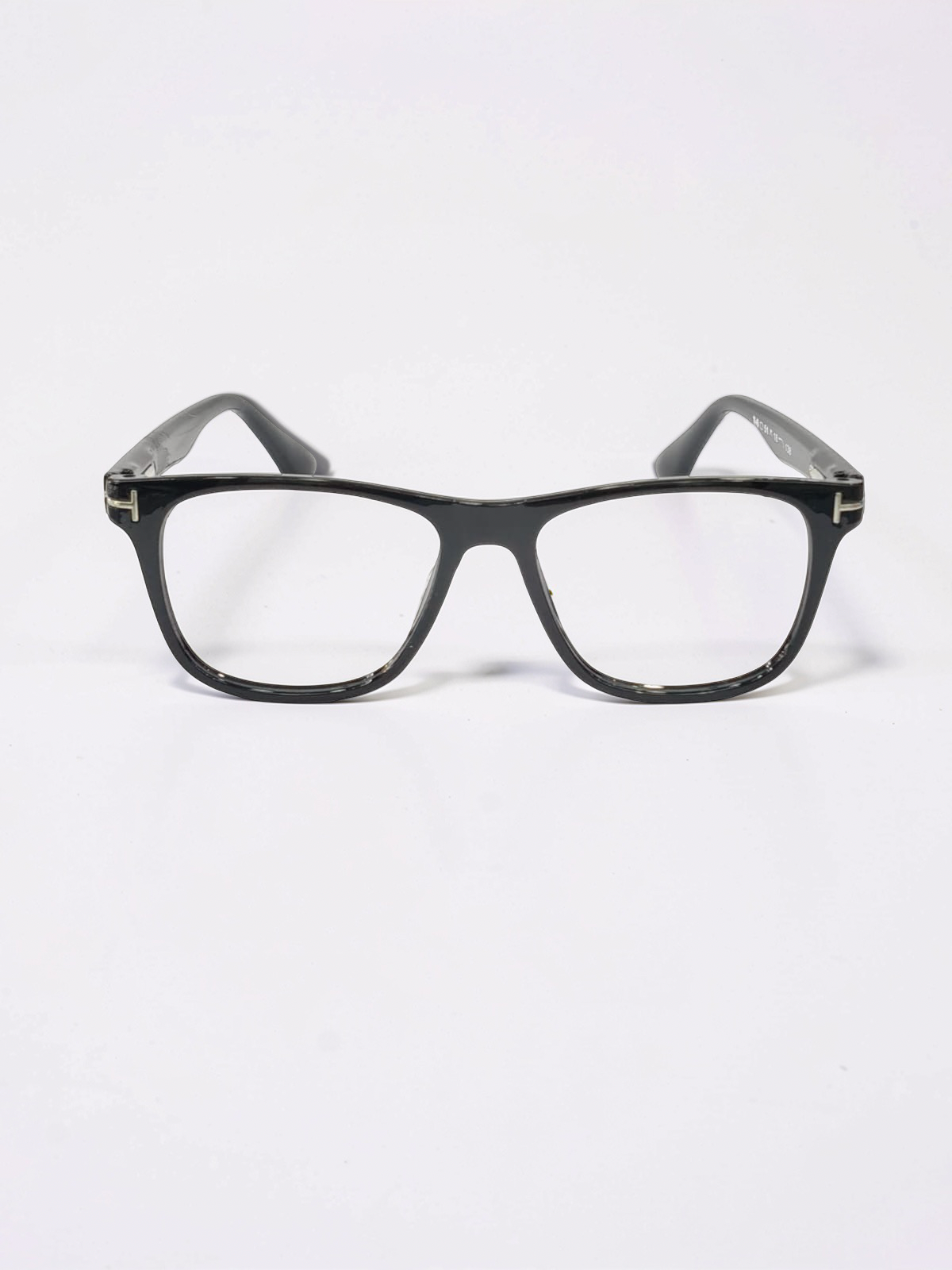 Square Glossy Black Optical Frame – Flexible Unisex
