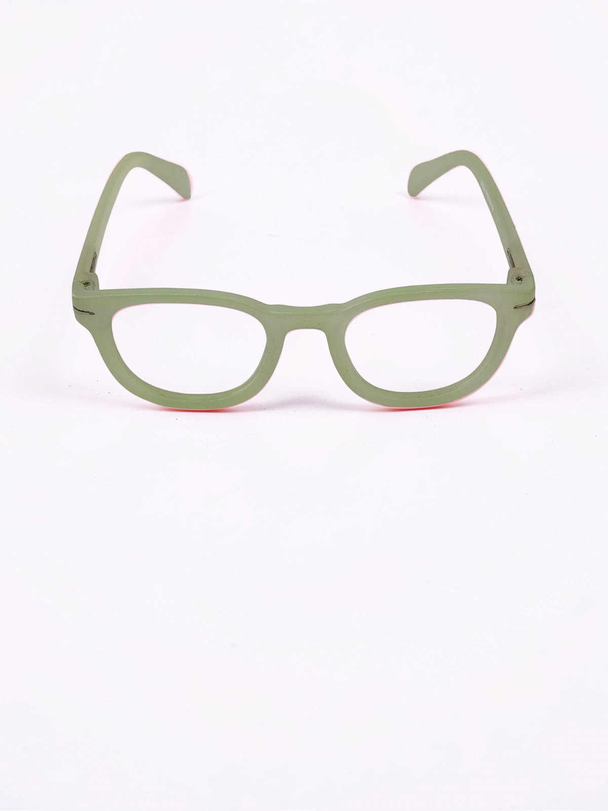 Flexible Olive Green Wayfarer Eyeglasses