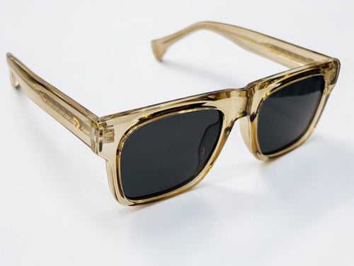 Veyra Champagne Square Sunglasses