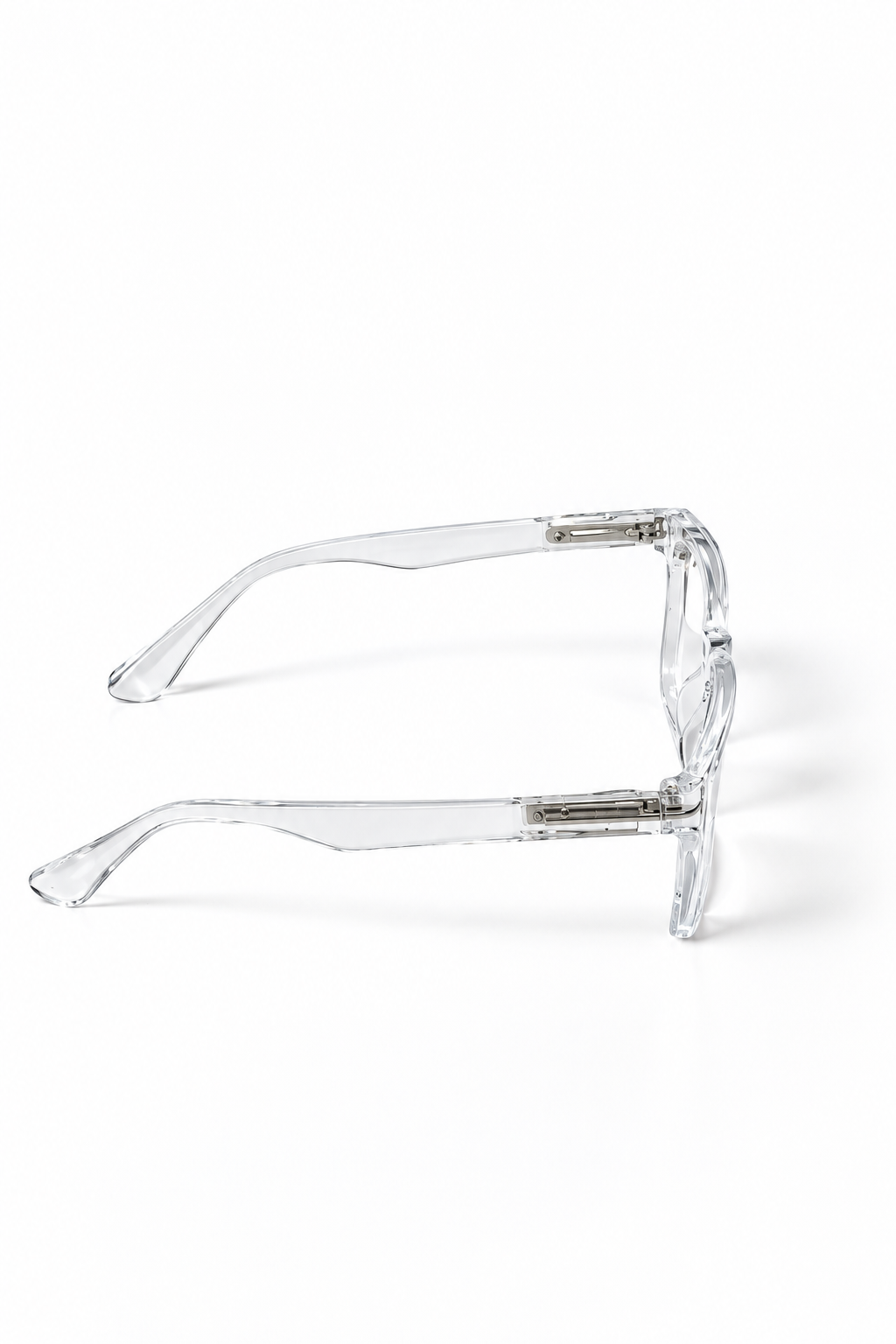 Crystal Clear Wayfarer Optical Frame