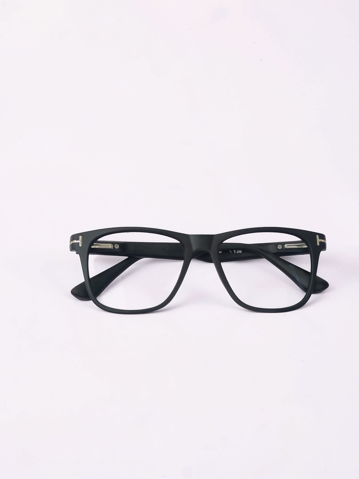Square Matte Black Optical Frame – Flexible Unisex