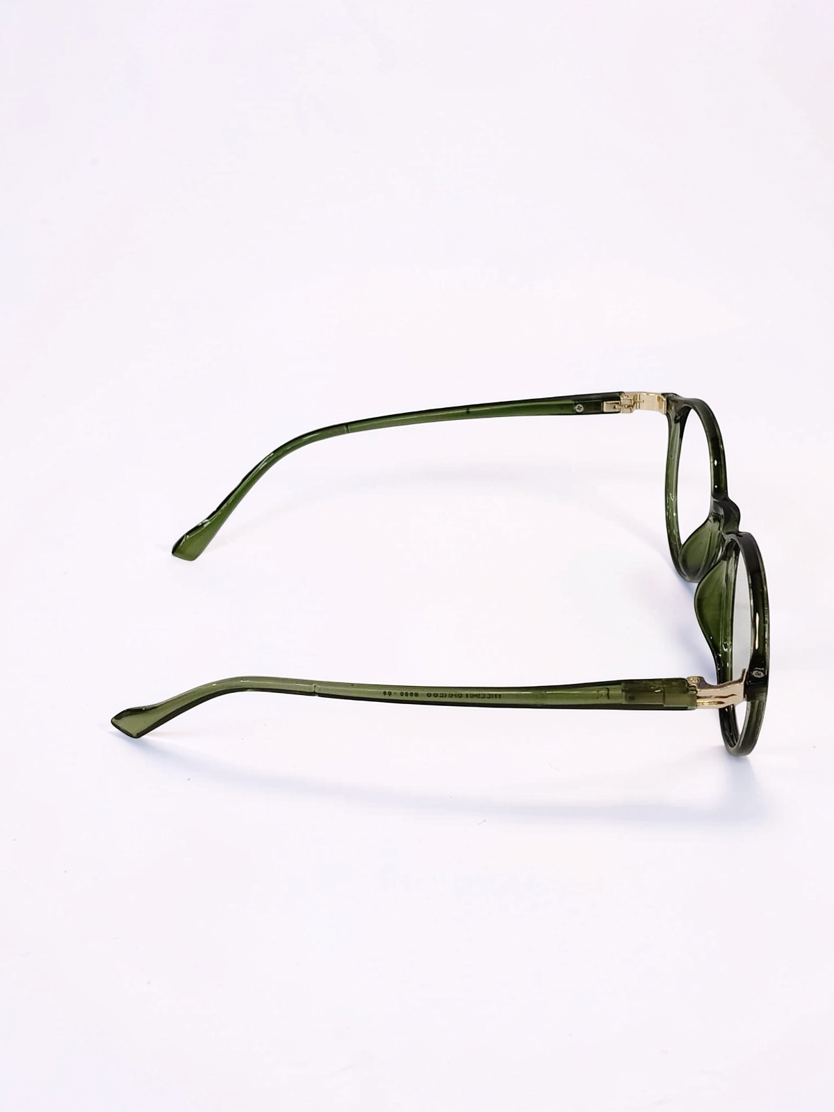 Round Olive Green Optical Frame – Flexible Unisex