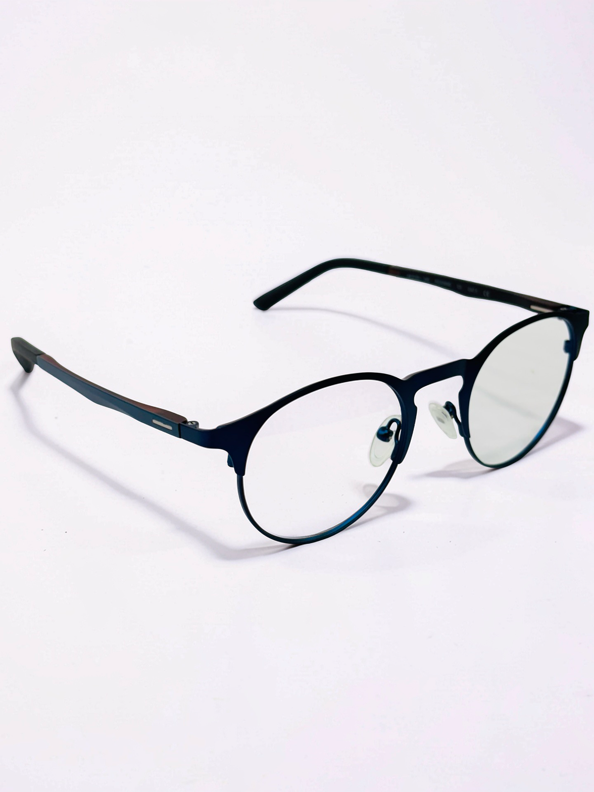 Clip-On Sunglasses | Teal & Tortoise | Round | Medium Fit