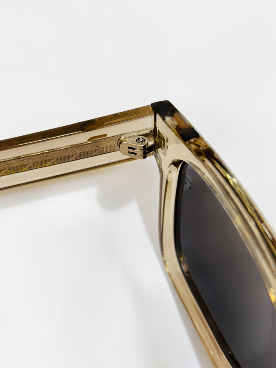 Veyra Champagne Square Sunglasses