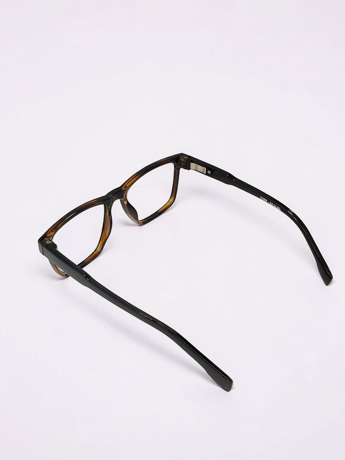 Dark Tortoise Rectangle Optical Frame