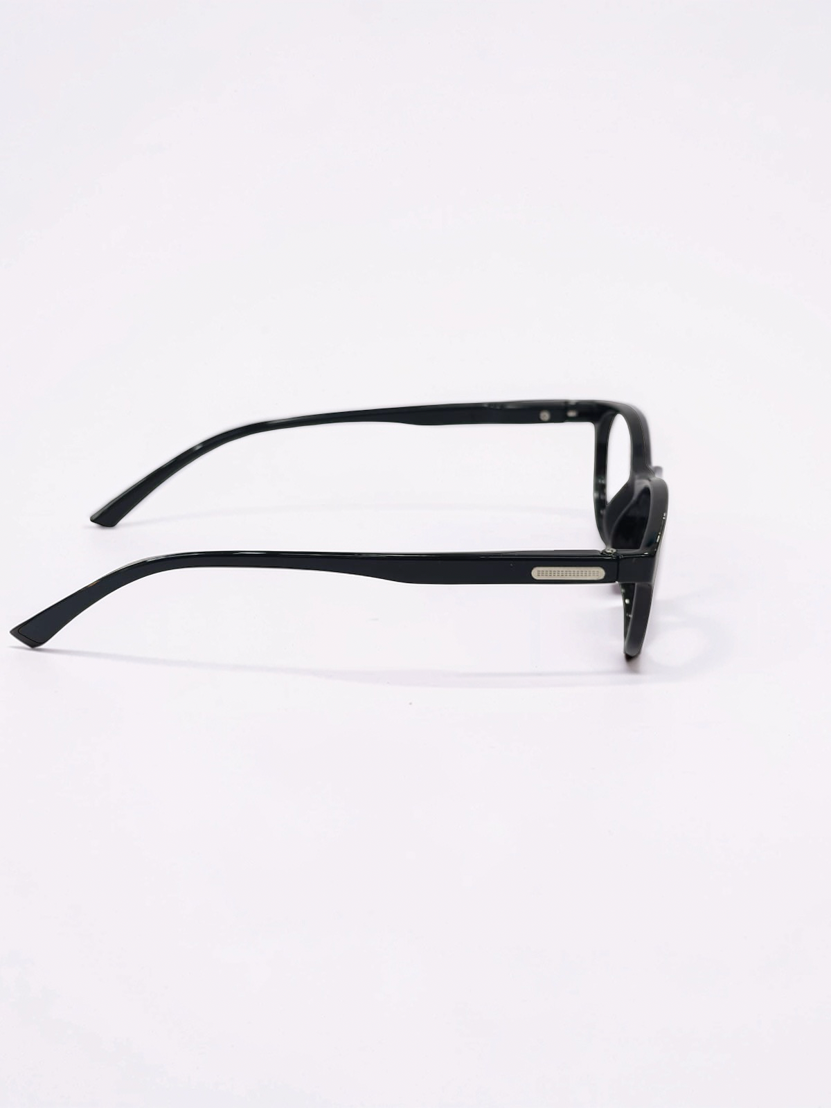 Flexible Cat-Eye Optical Frame – Glossy Black