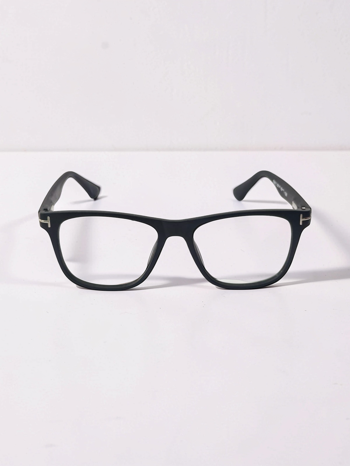 Square Matte Black Optical Frame – Flexible Unisex