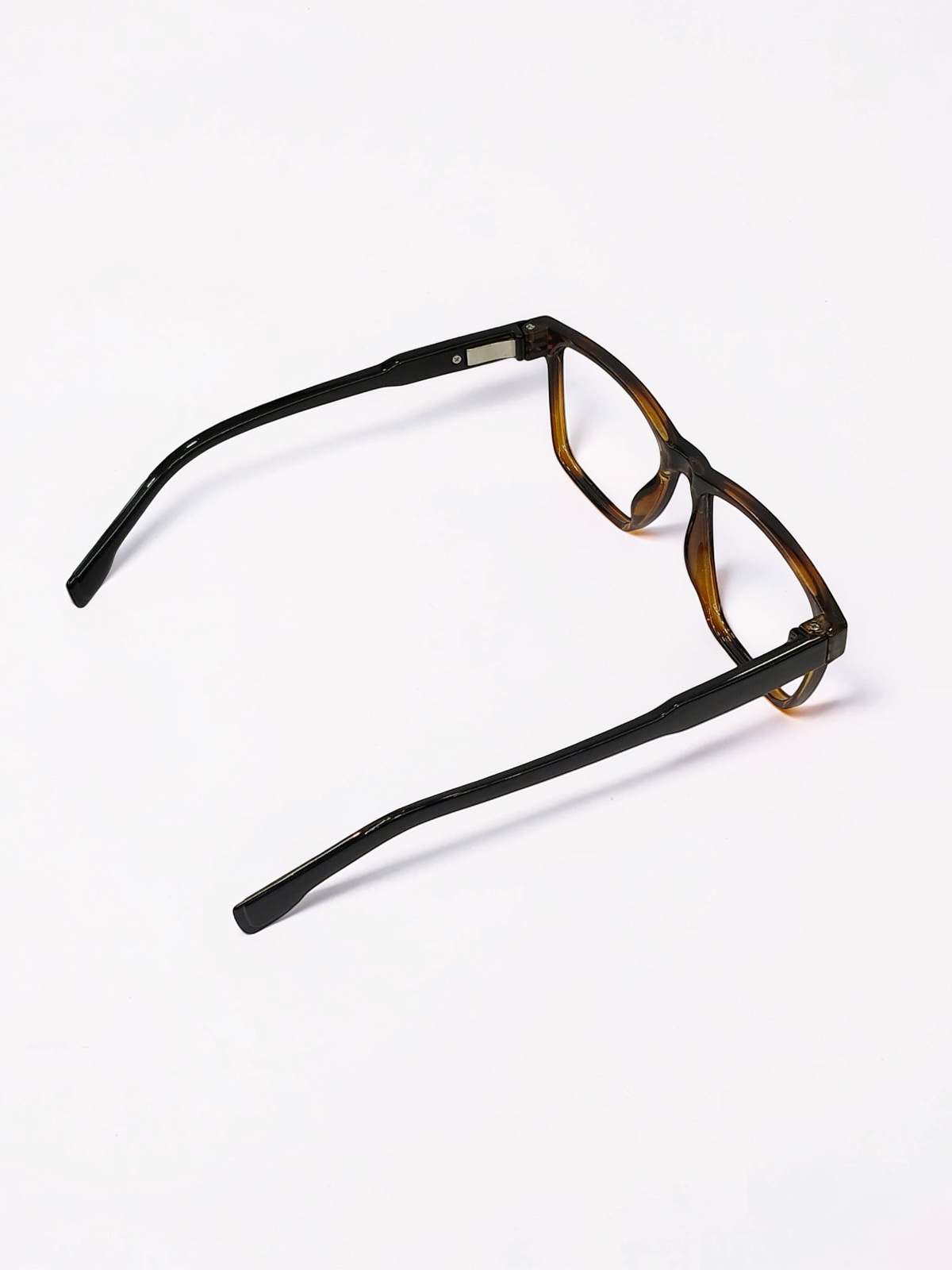 Dark Tortoise Rectangle Optical Frame