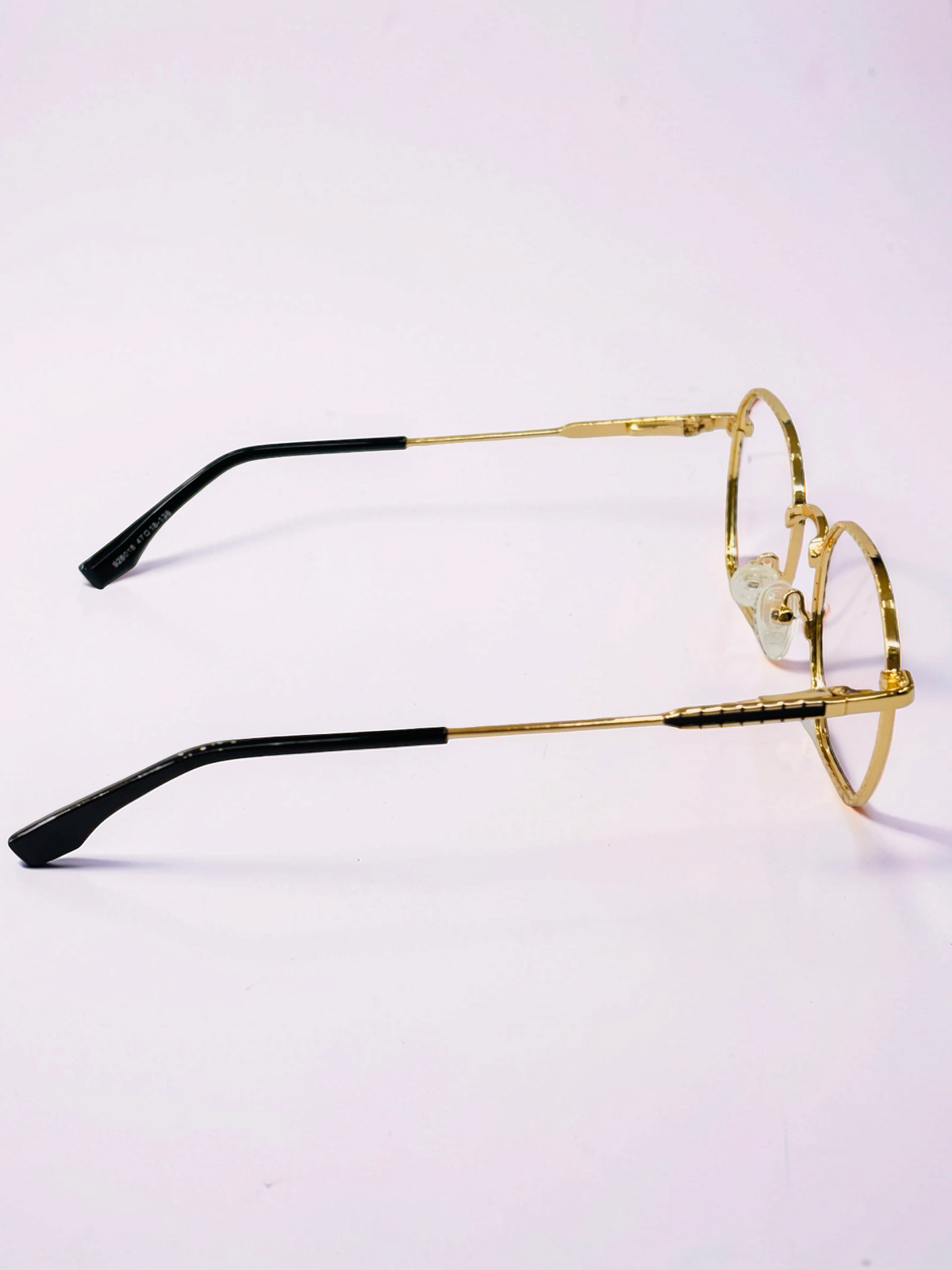 Gold Textured Square Stainless Steel Frame – Unisex