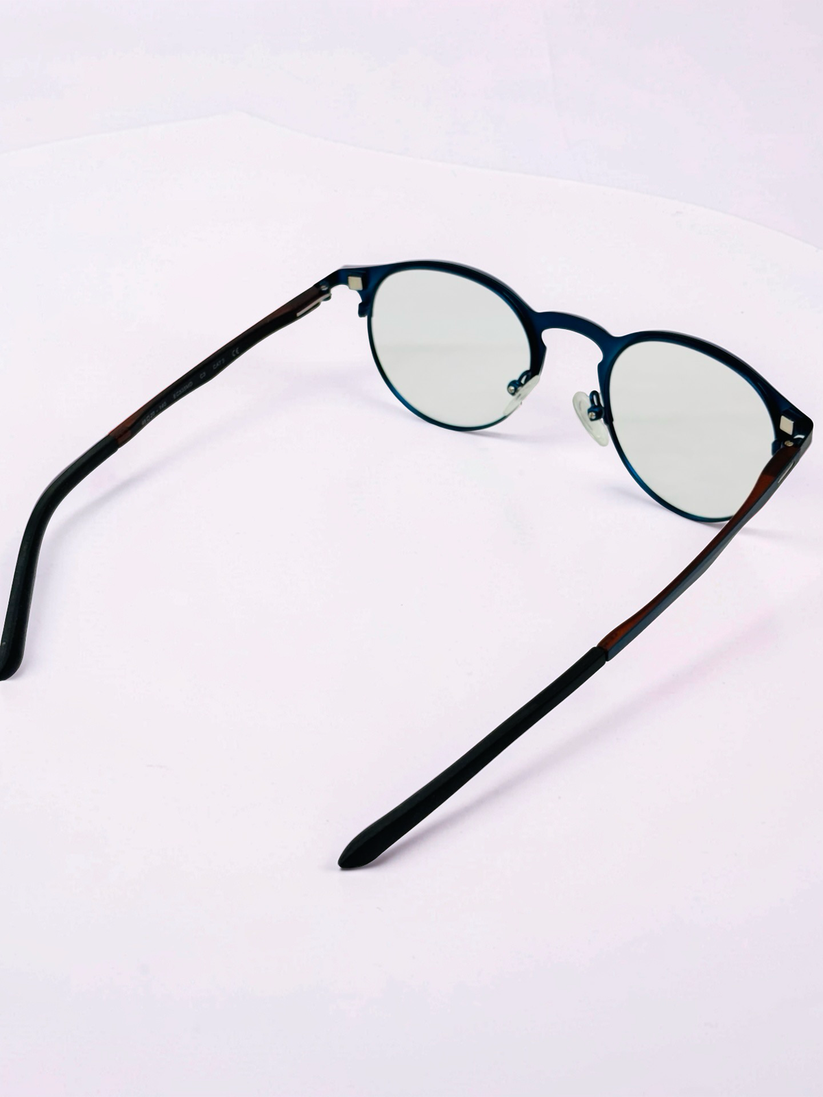 Clip-On Sunglasses | Teal & Tortoise | Round | Medium Fit