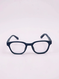 Matte Navy Blue Square Optical Frame