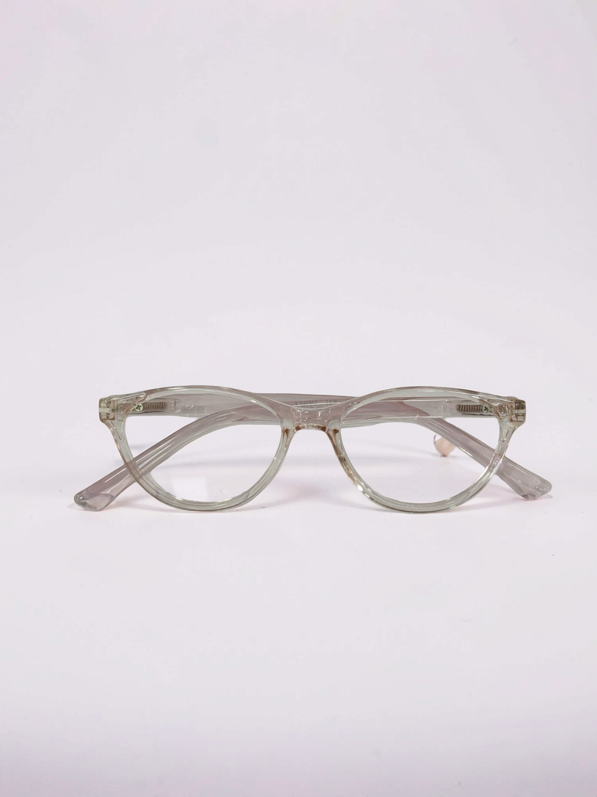 Smoke Grey Cat-Eye Optical Frame