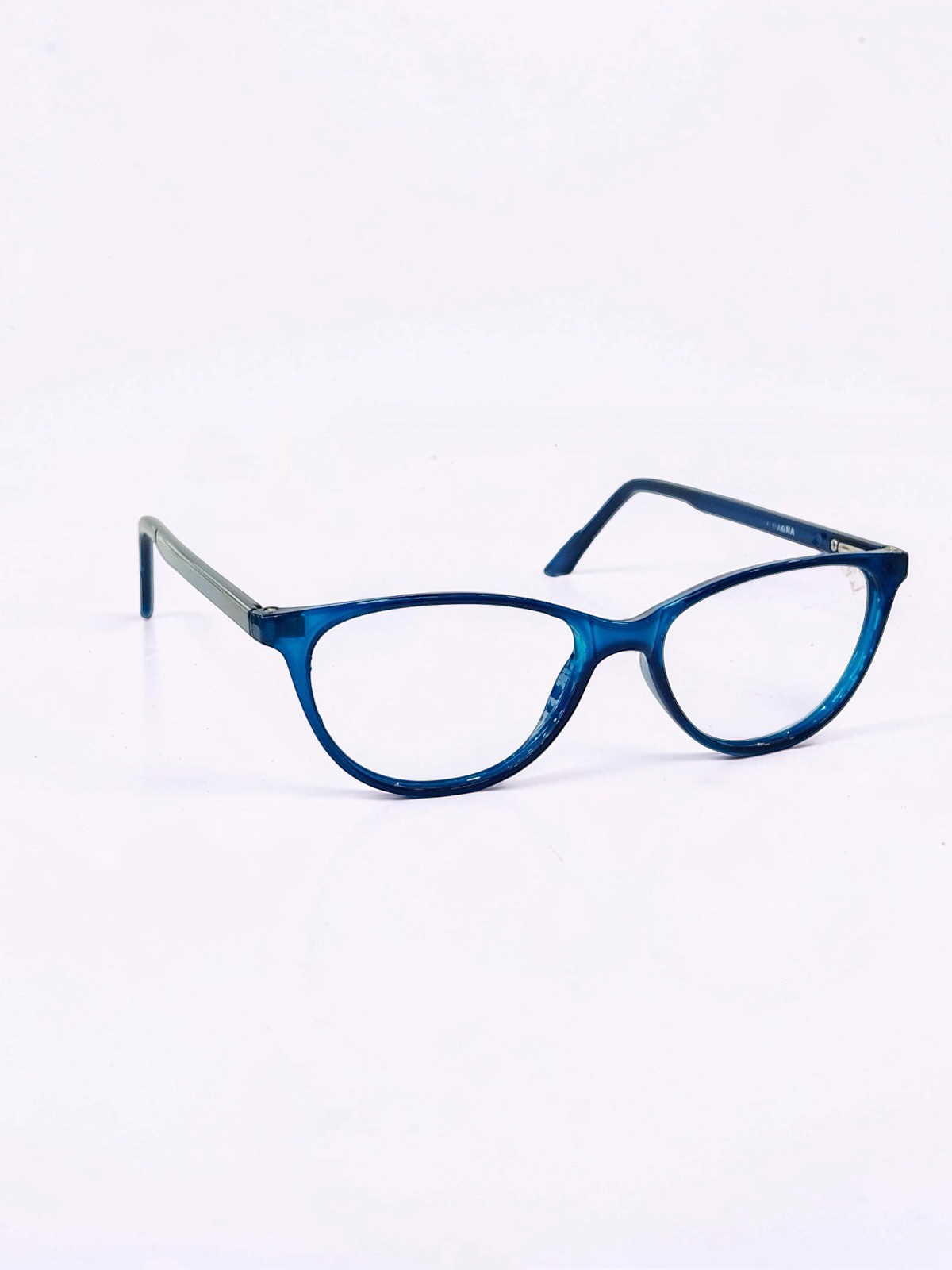 Cat-Eye Flexi Frame – Teal Blue