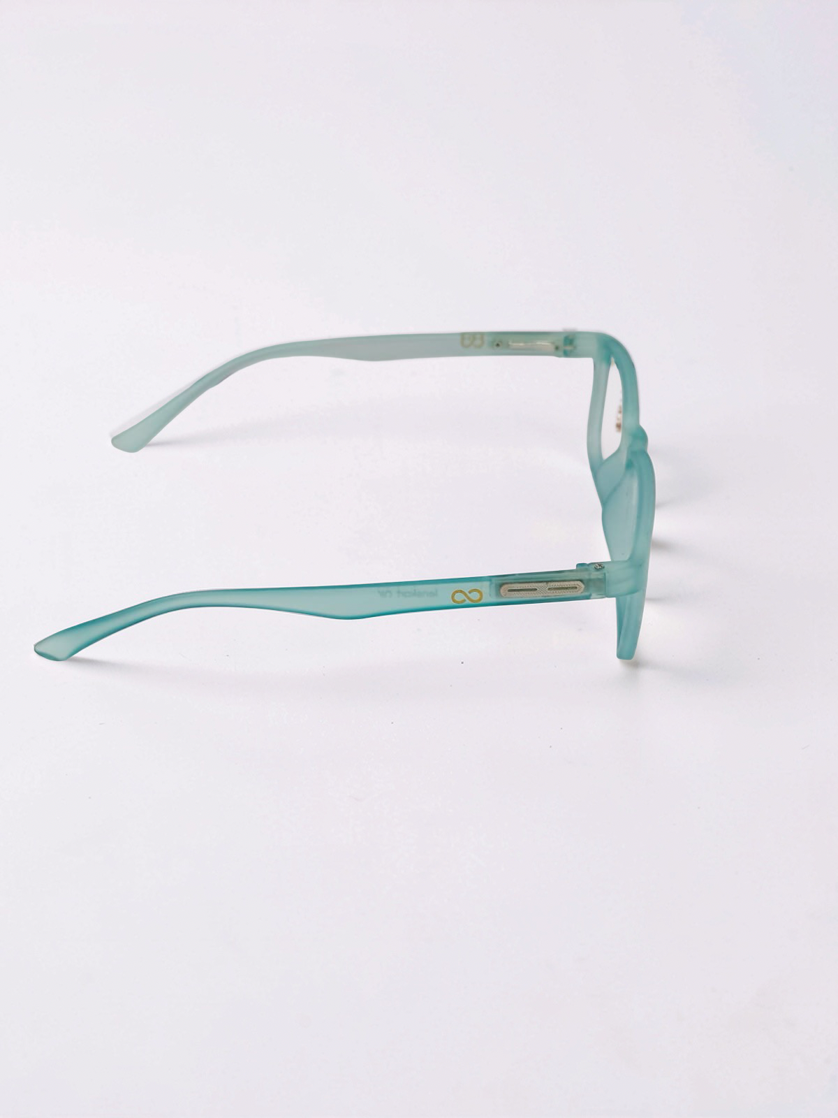 Flexible Rectangle Eyeglasses – Teal (Medium Fit)