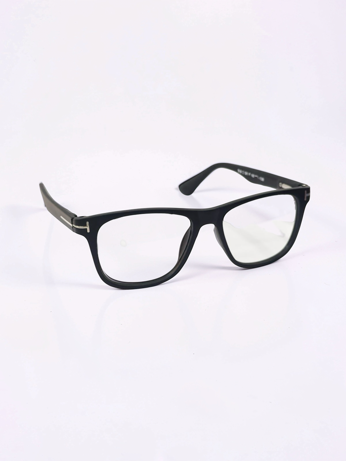Square Matte Black Optical Frame – Flexible Unisex