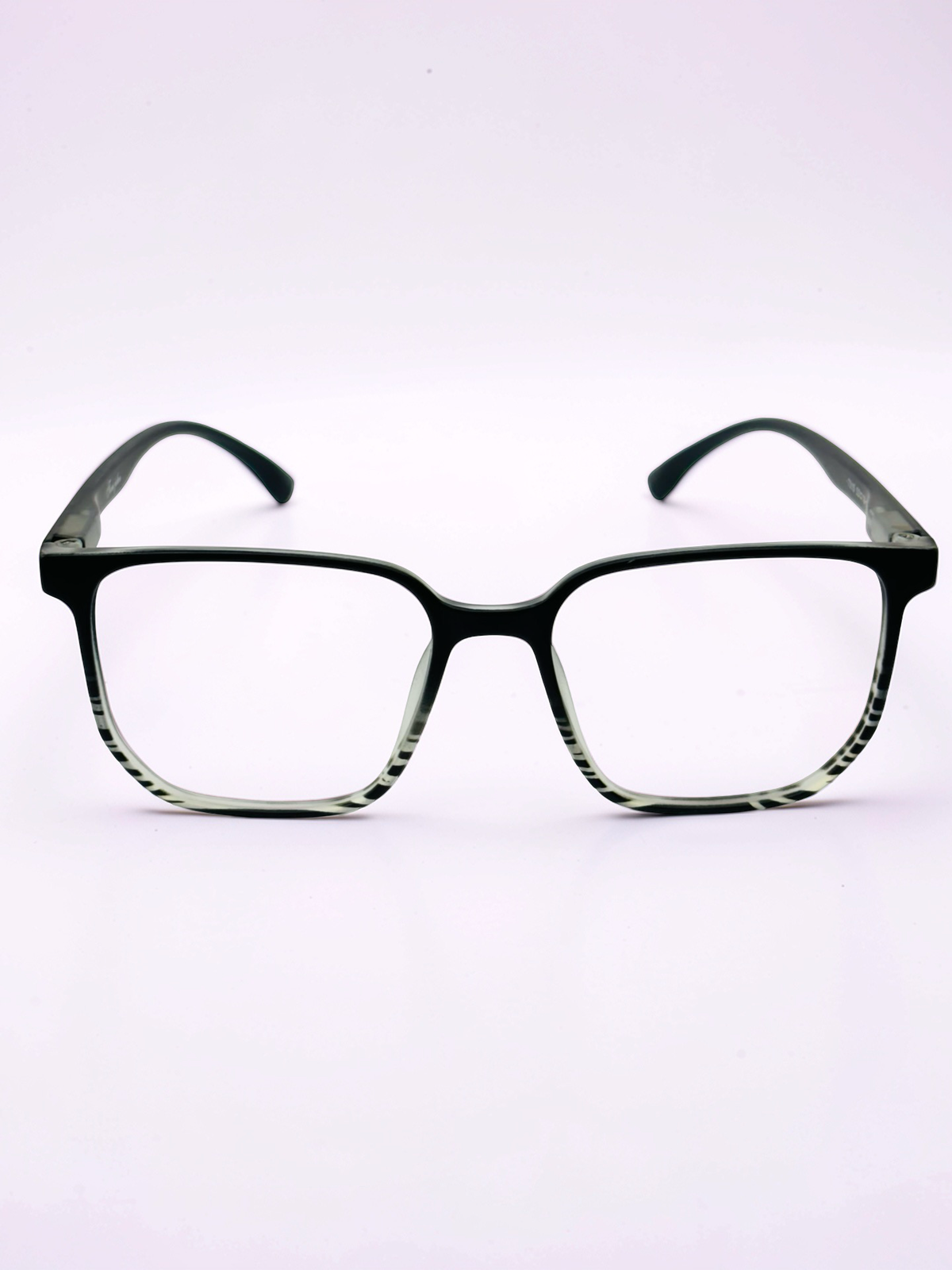 Teal Gradient Square Optical Frame – Flexible Unisex