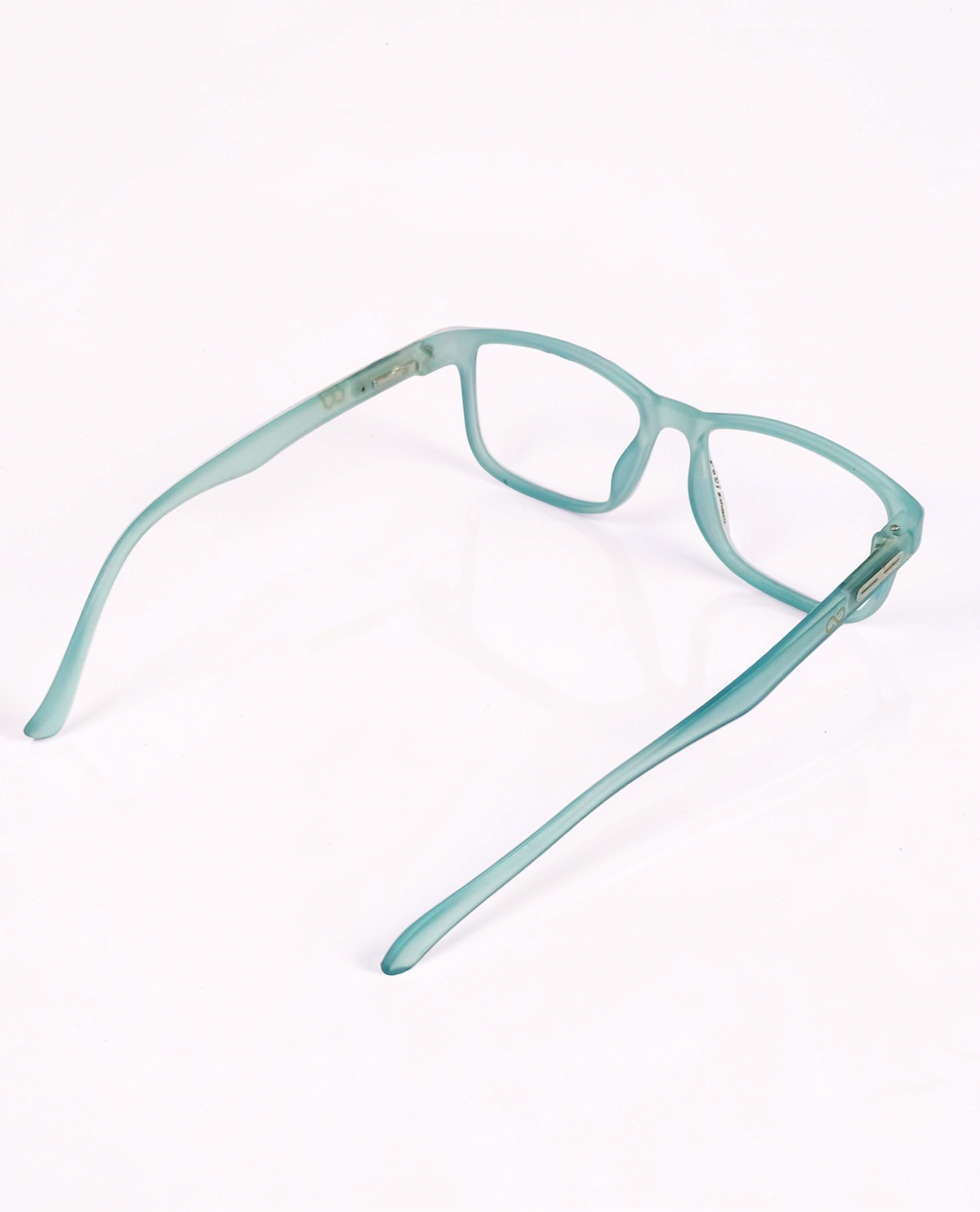 Flexible Rectangle Eyeglasses – Teal (Medium Fit)