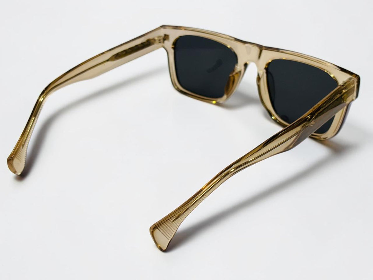 Veyra Champagne Square Sunglasses
