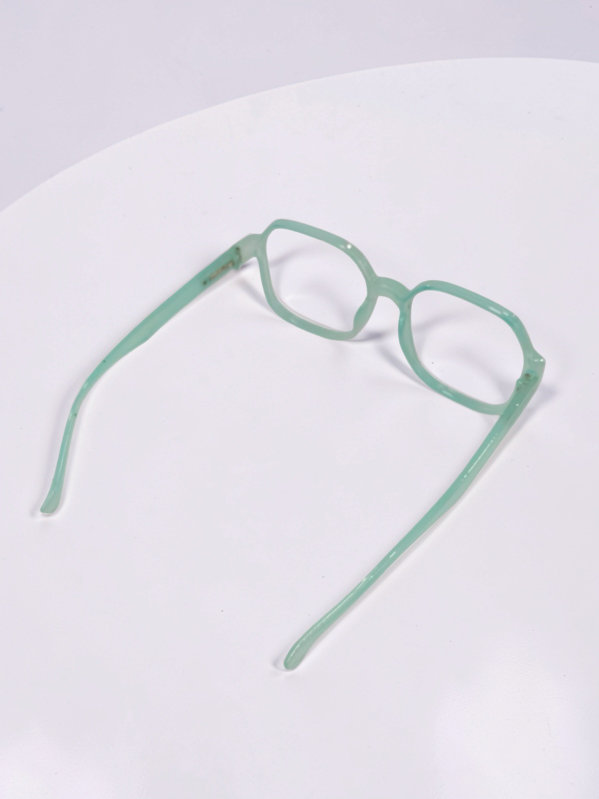 Mint Green Geometric Eyeglasses