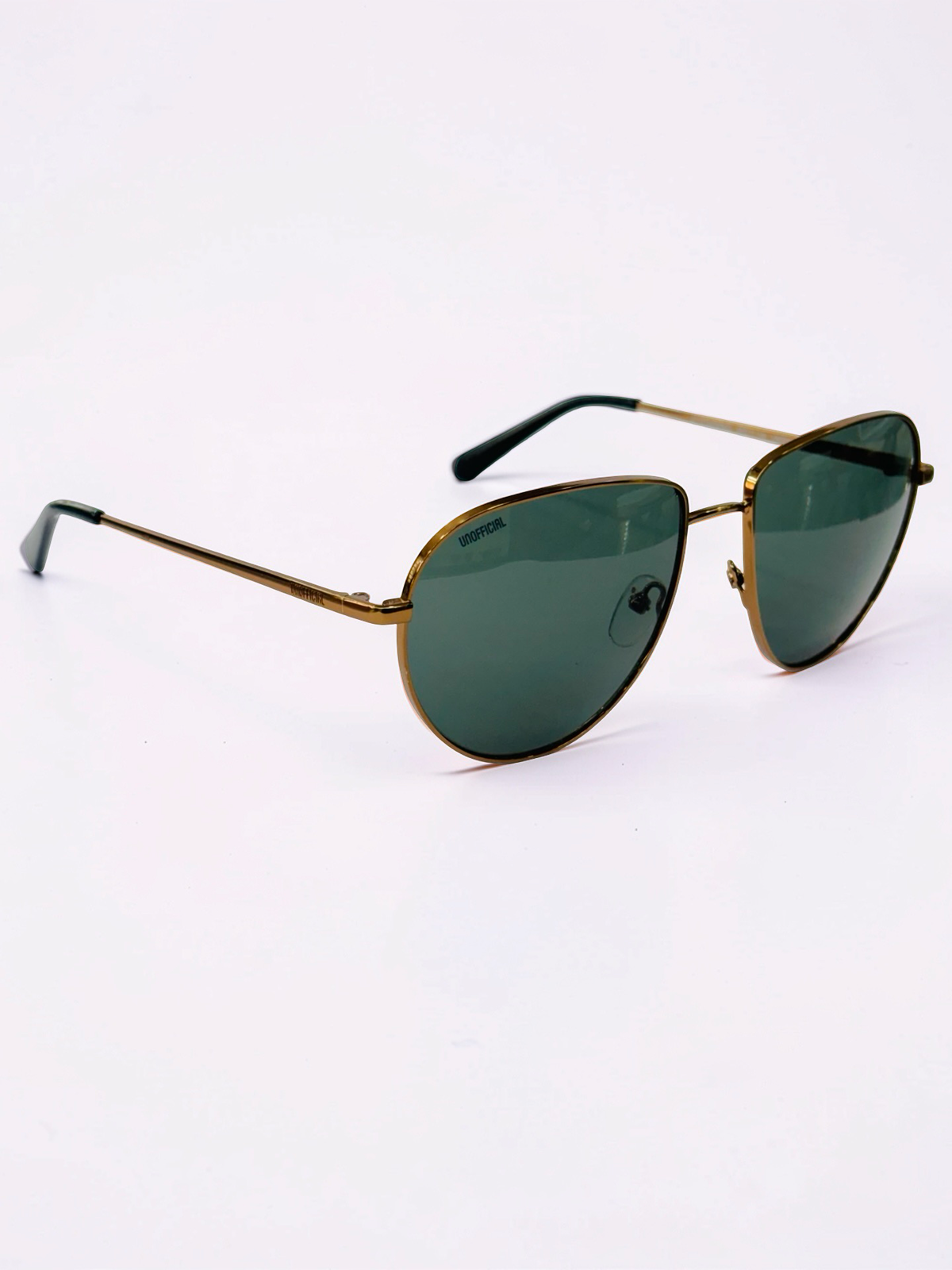 Prescription Sunglasses – Gold Round Aviator