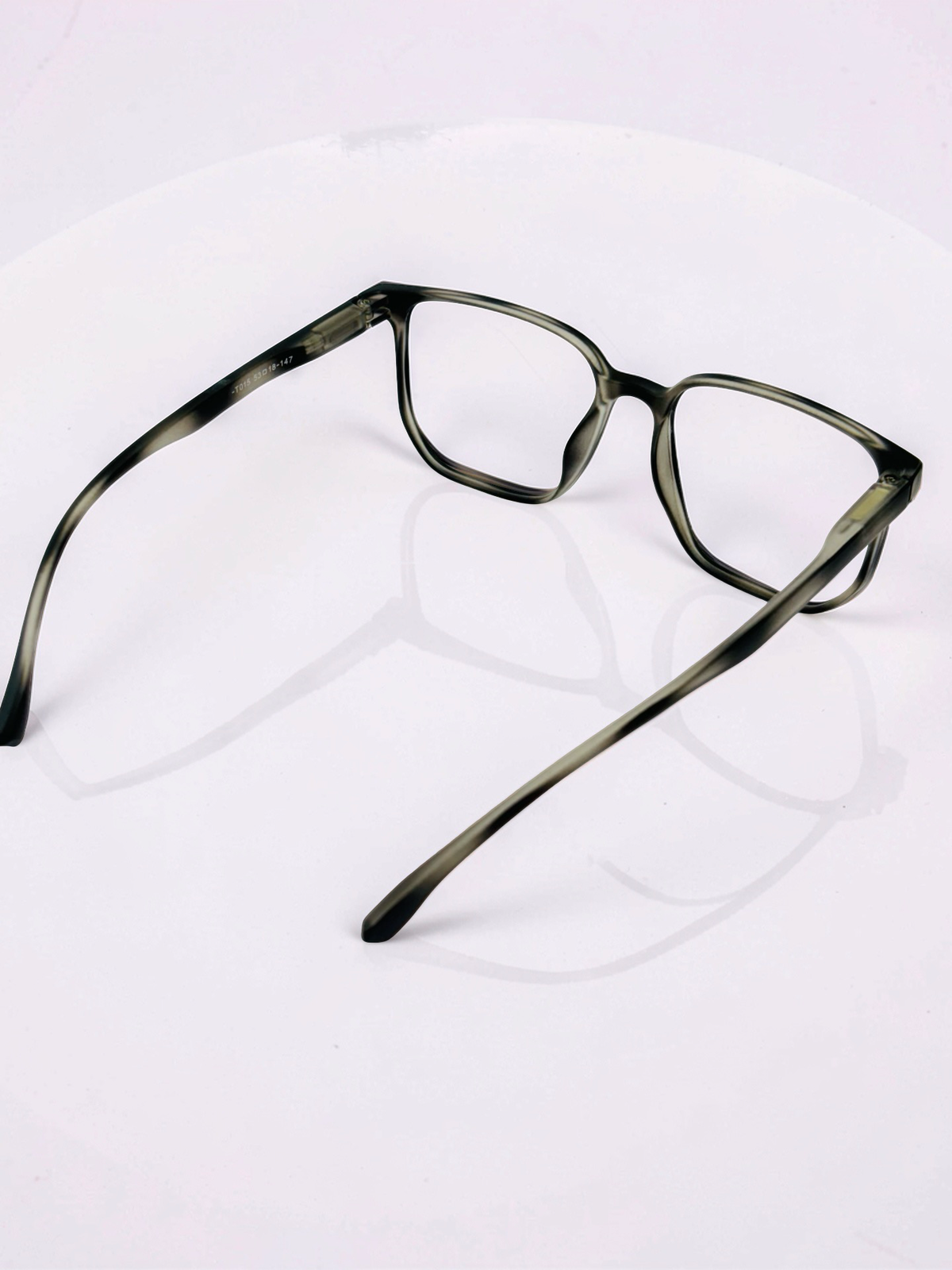 Flexible Square Optical Frame – Grey Tortoise