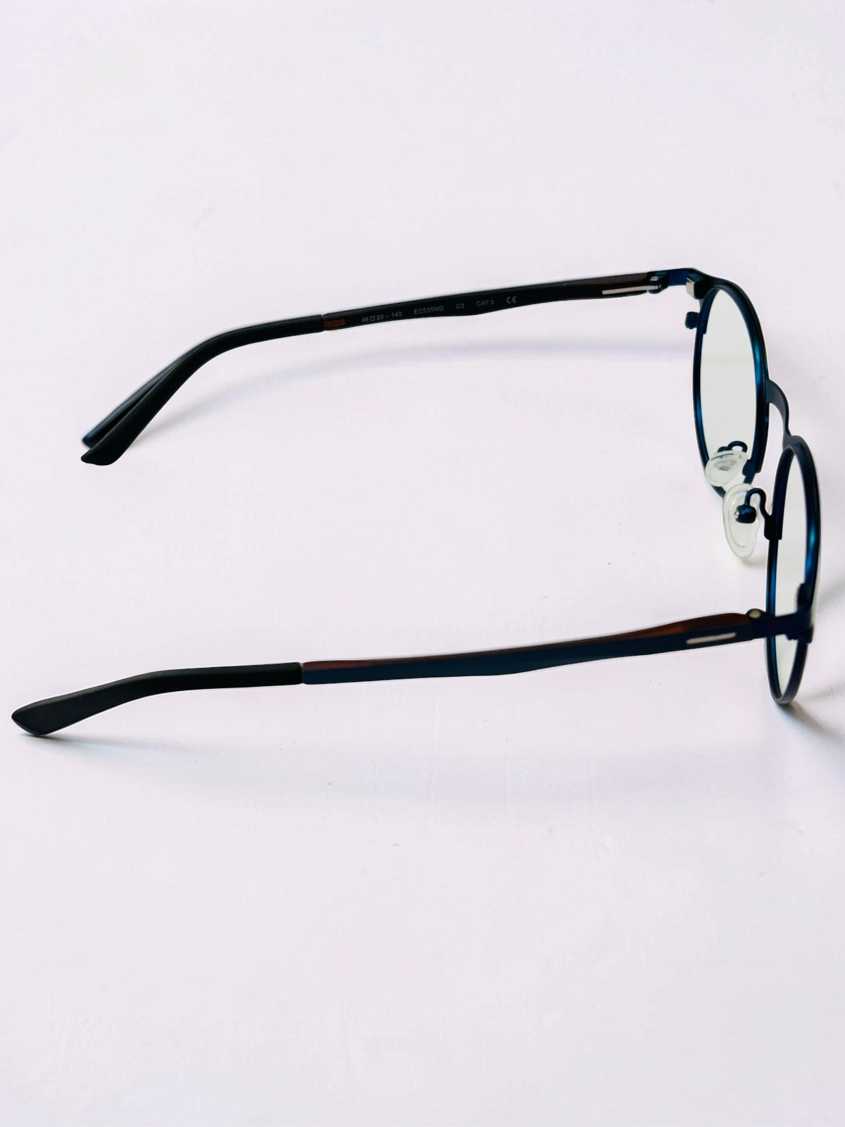 Clip-On Sunglasses | Teal & Tortoise | Round | Medium Fit
