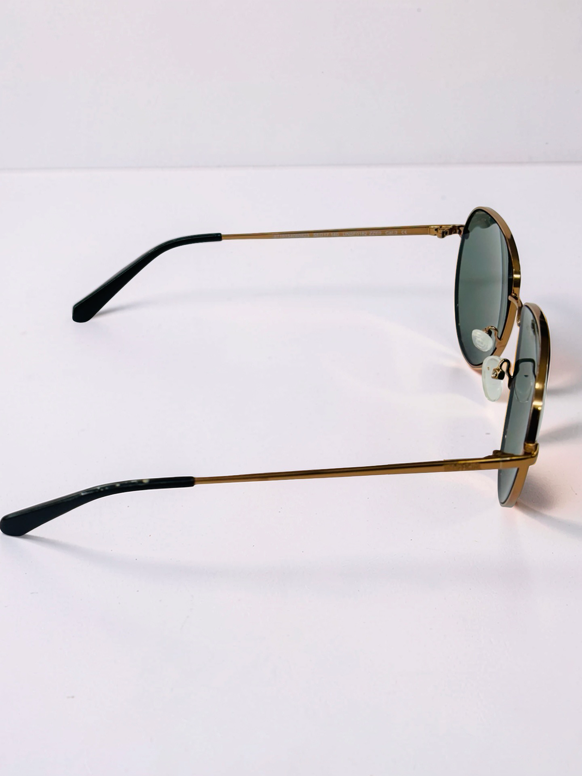 Prescription Sunglasses – Gold Round Aviator