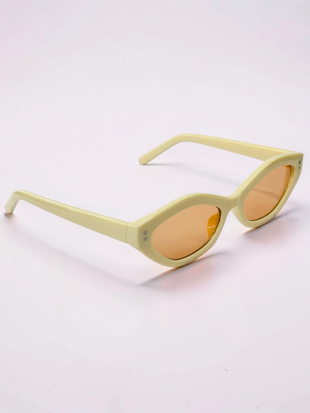 Butter Yellow Cat-Eye Prescription Sunglasses