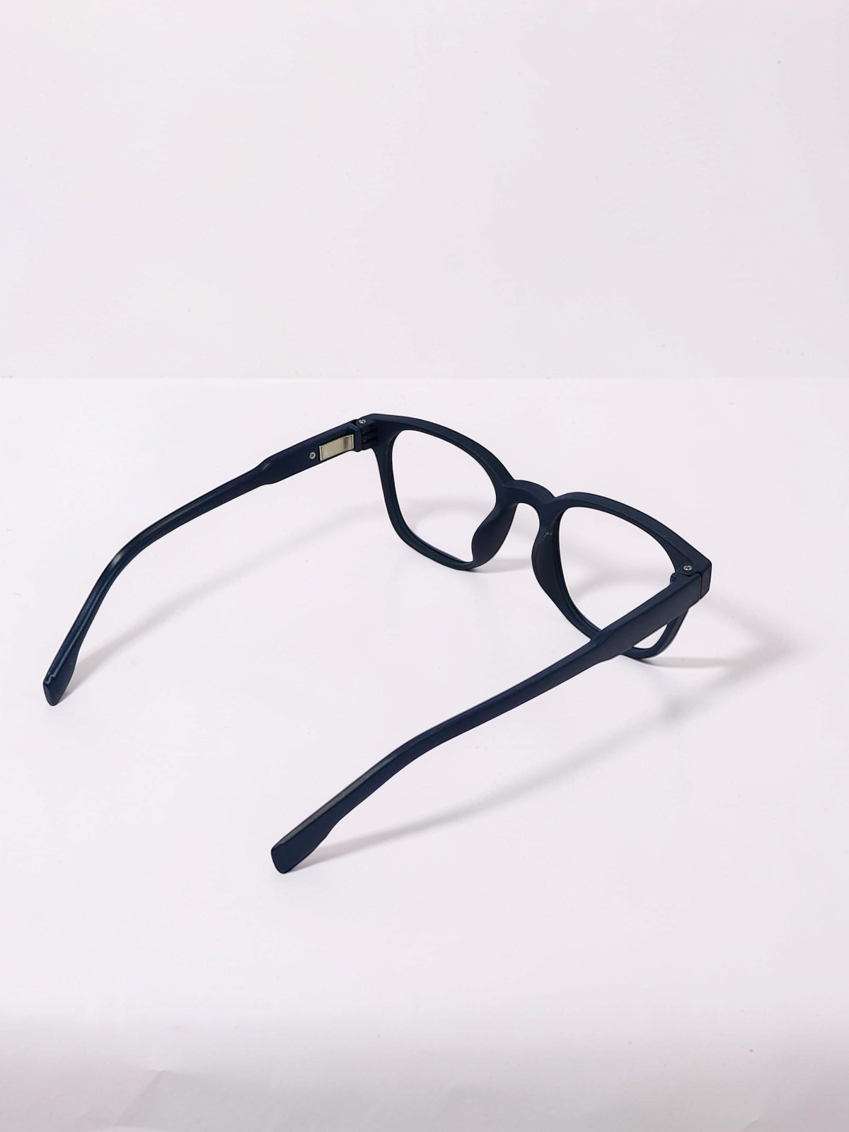 Matte Navy Blue Square Optical Frame