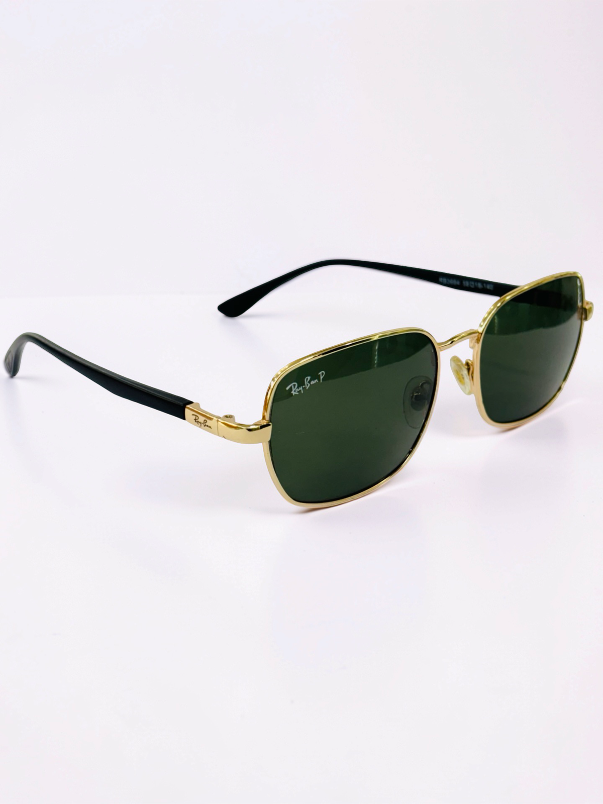 Prescription Sunglasses – Dark Green Polarized Square