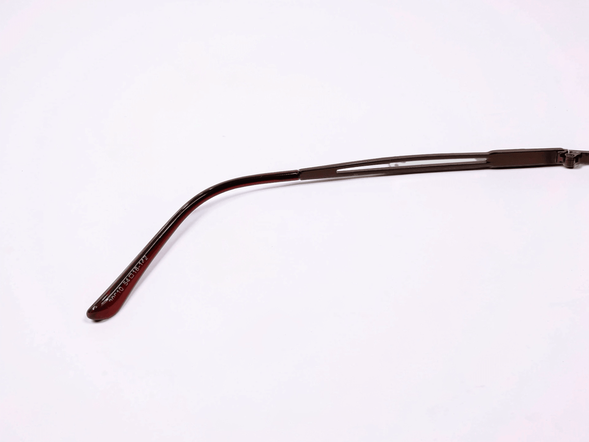 Double Bridge Aviator Optical Frame – Brown Gunmetal - Glow Opticals