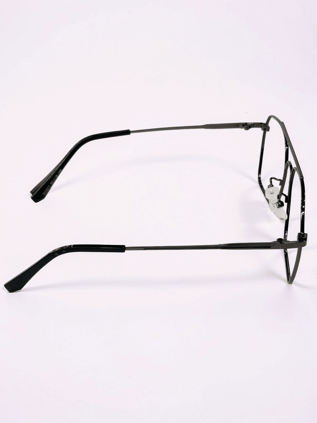 Double Bridge Square Metal Frame – Gunmetal - Glow Opticals
