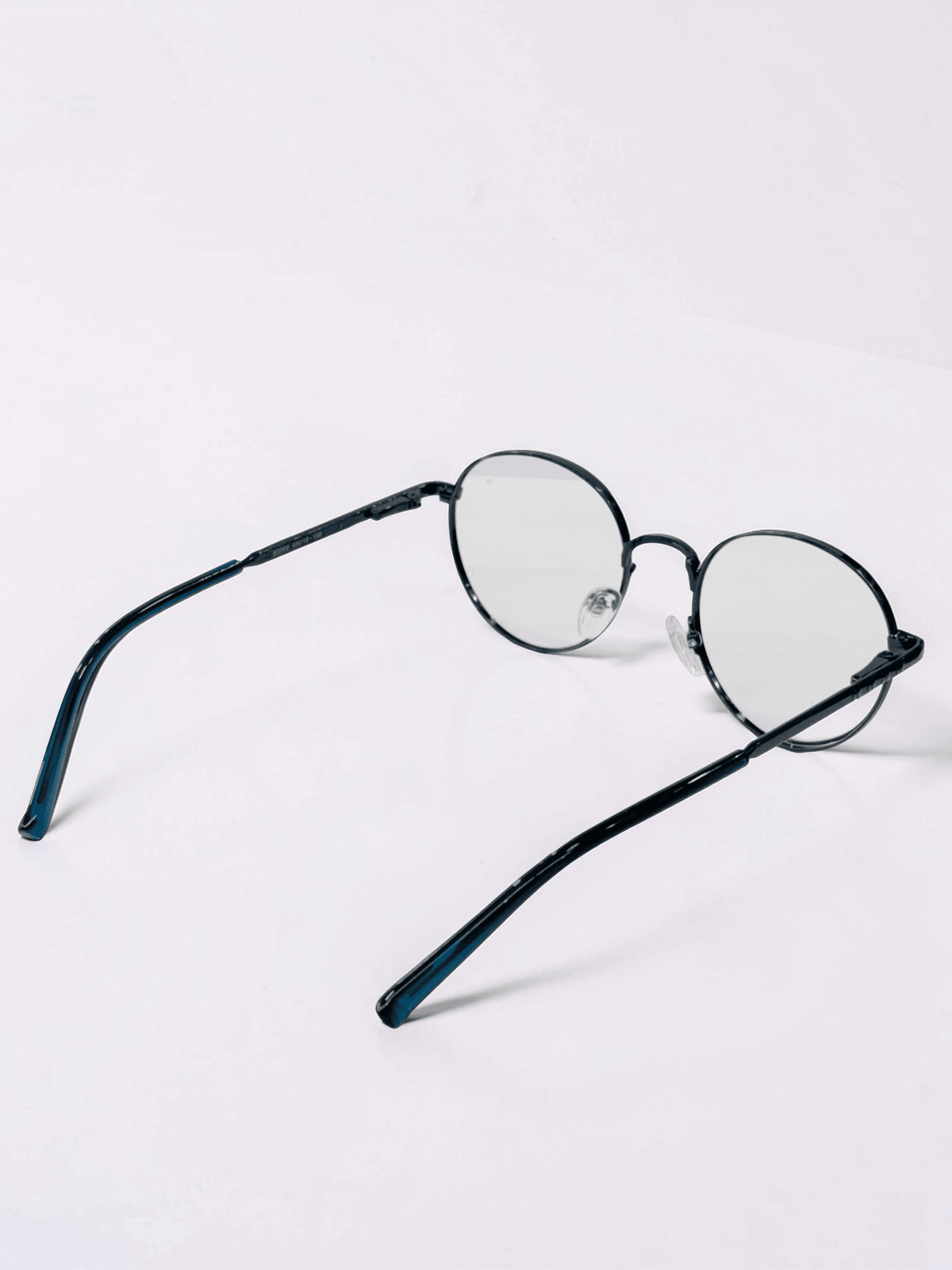 Guys & Gals 63004 Gunmetal Teal Round Optical Frame - Glow Opticals