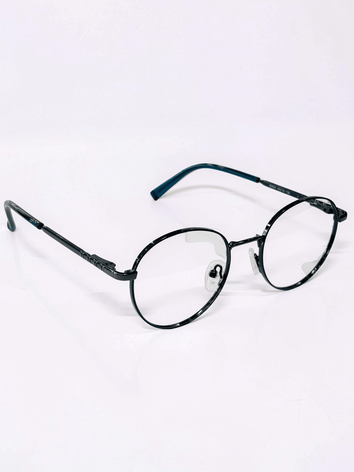 Guys & Gals 63004 Gunmetal Teal Round Optical Frame - Glow Opticals