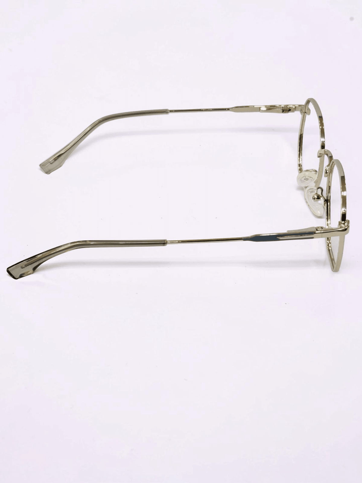 Hexagonal Metal Optical Frame – Antique Silver - Glow Opticals