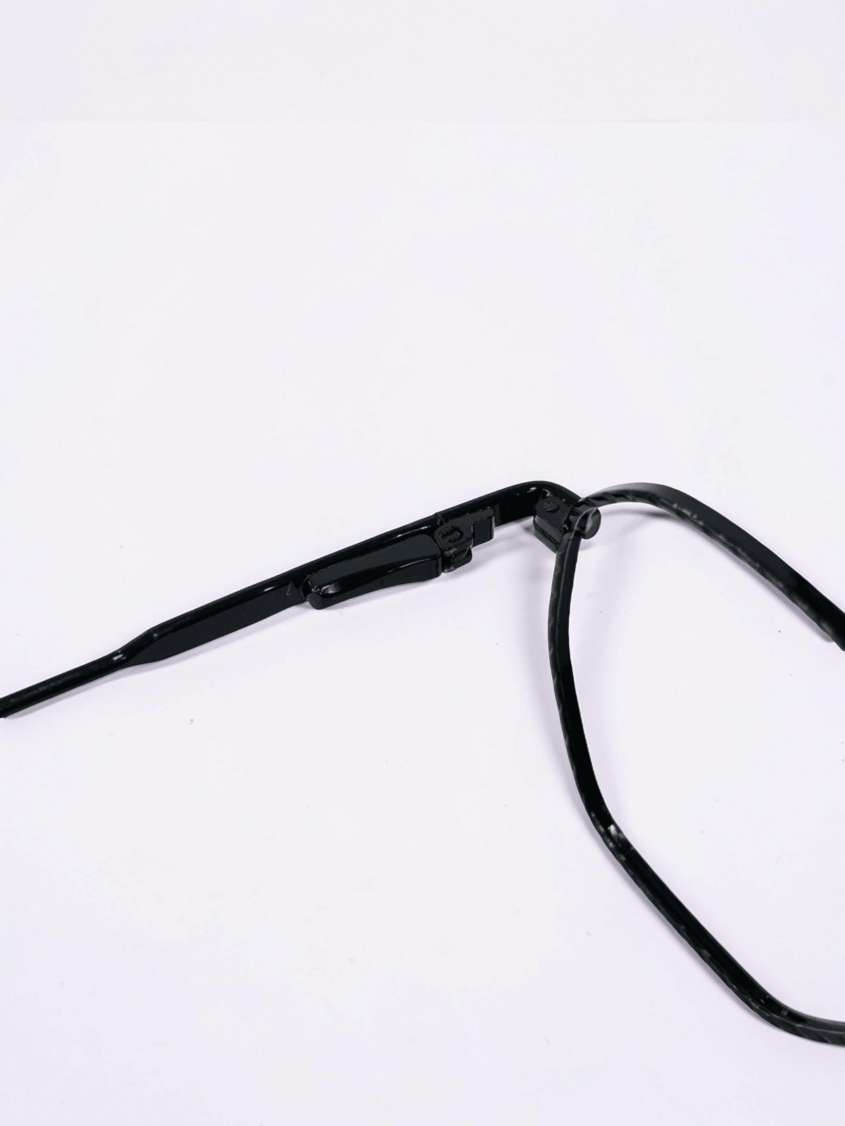Hexagonal Optical Frame – Black & Red - Glow Opticals