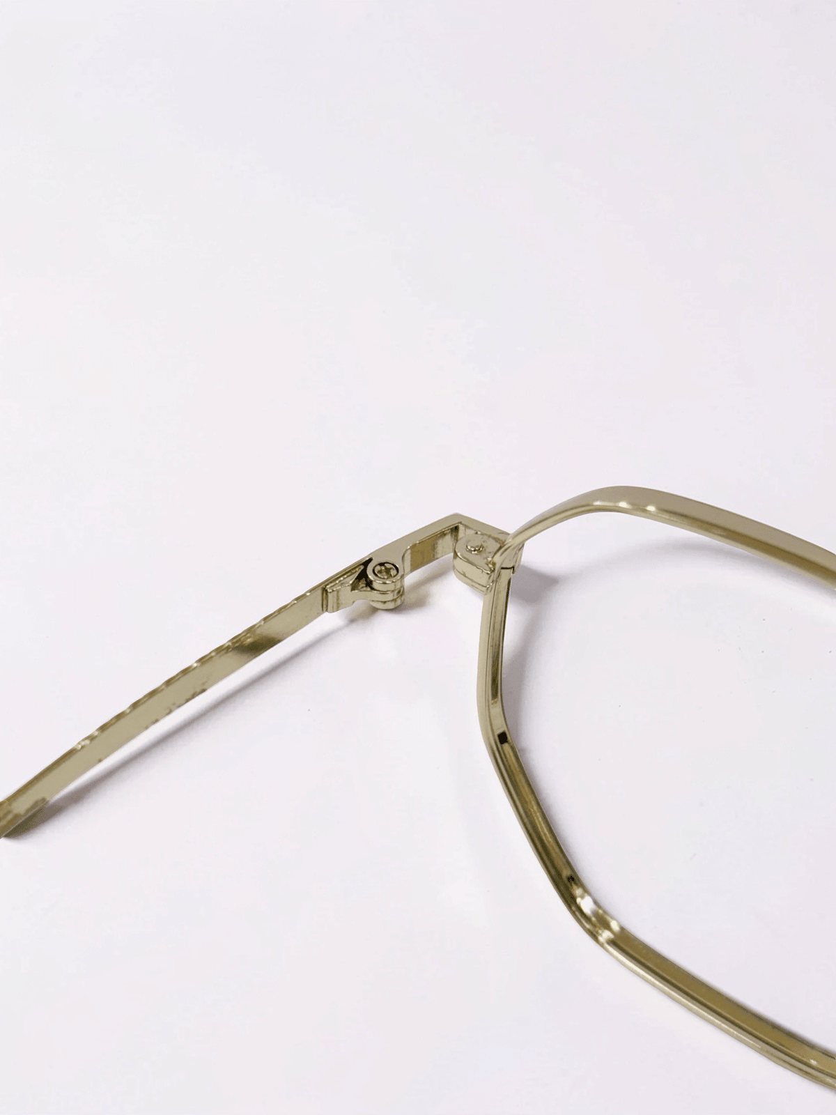 Metal Black Geometric Polygon Optical Frame - Glow Opticals