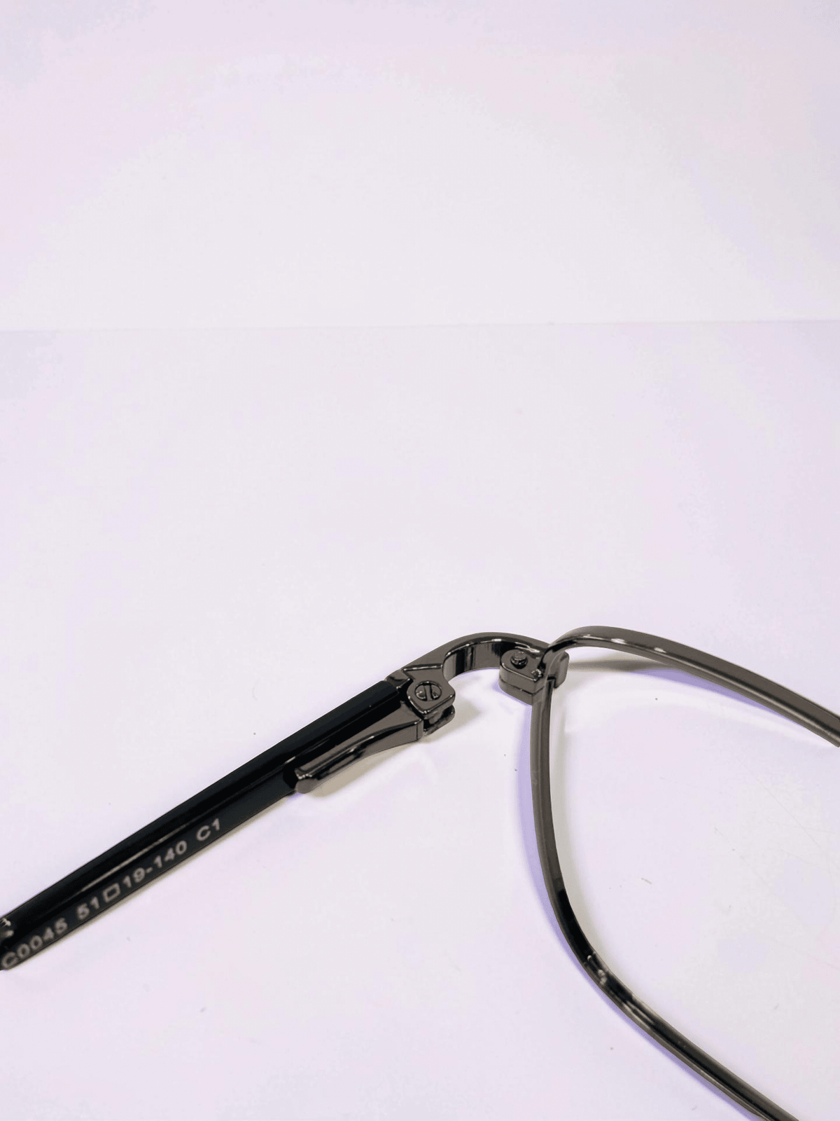 Metal Optical Frame – Gunmetal Black - Glow Opticals