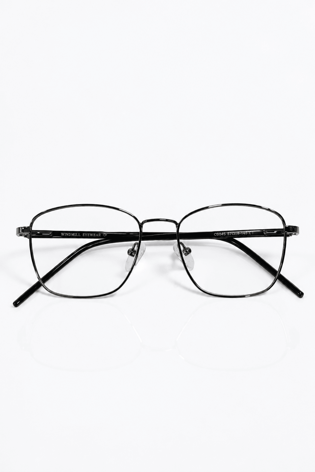 Metal Optical Frame – Gunmetal Black - Glow Opticals