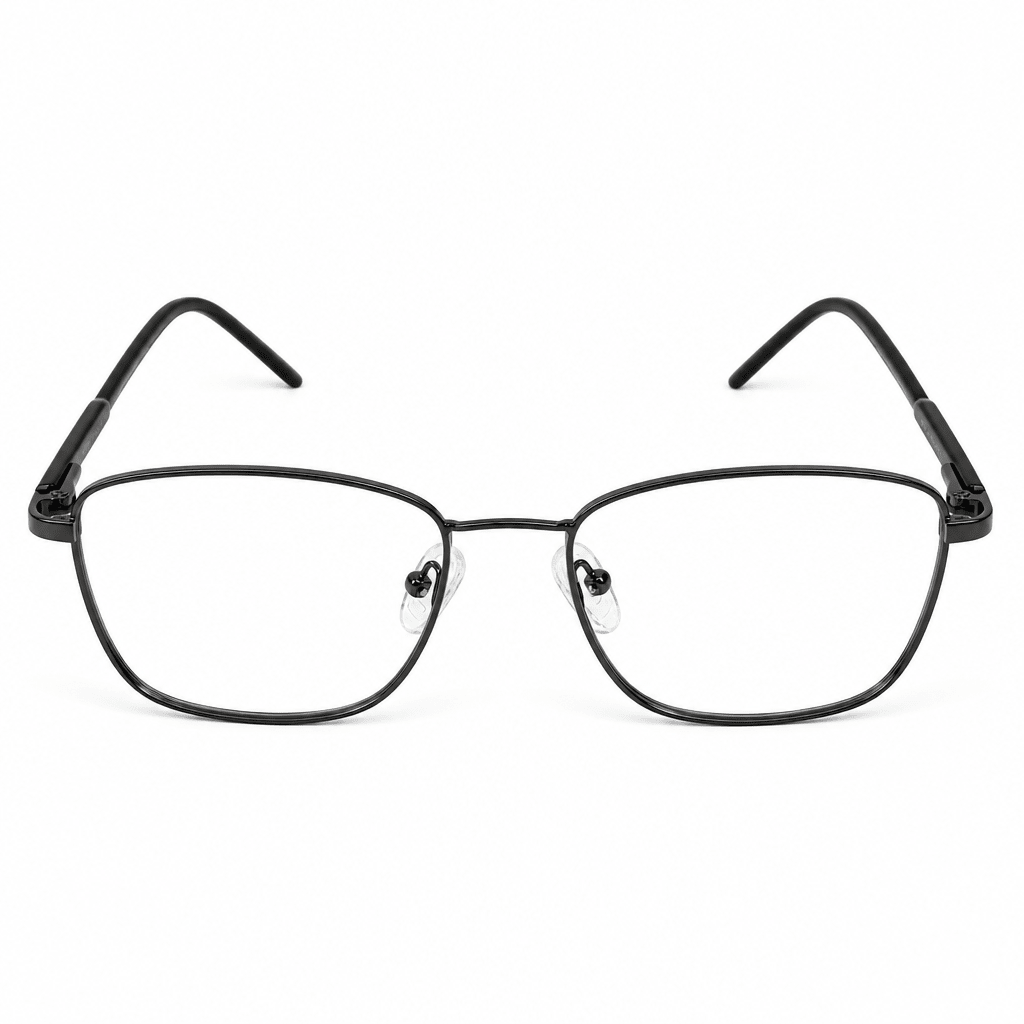 Metal Optical Frame – Gunmetal Black - Glow Opticals